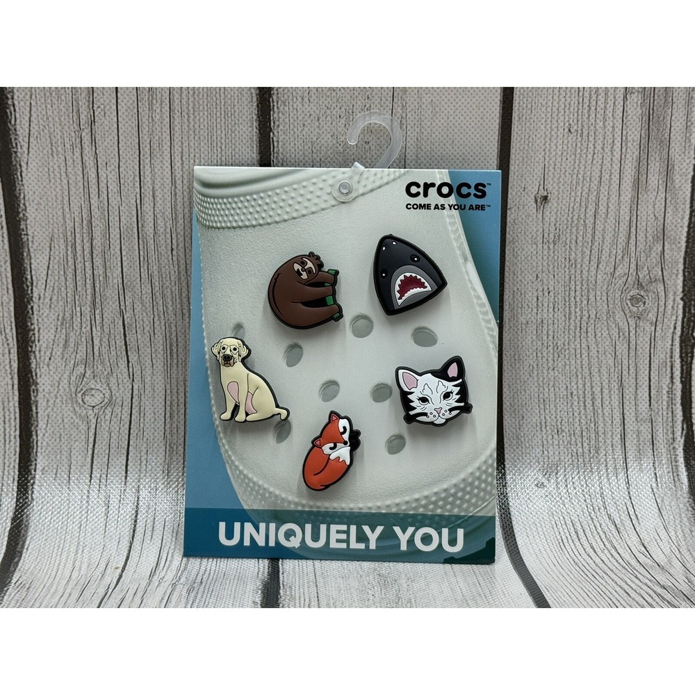 Crocs Jibbitz 5-Pack Animals‎ Shoe Charms Crocs